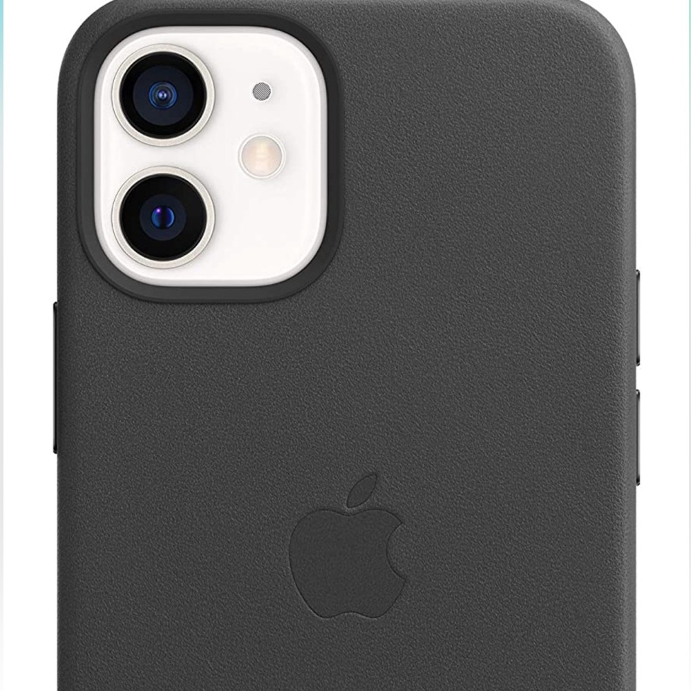 Apple iPhone 12 Mini Leather Case with MagSafe - Black